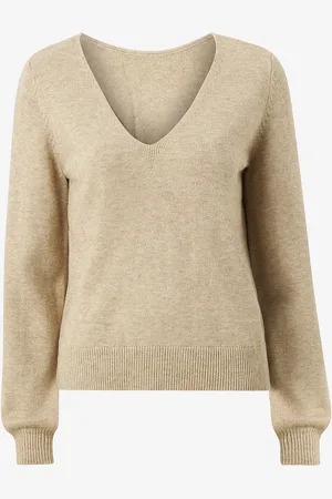 VILA Trøje viRil Rev N-neck L/S Top
