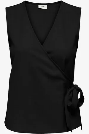 JDY Bluse Nina S/L Wrap Top Wvn