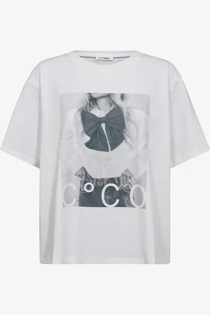 Co`Couture T-shirt SiaraCC Bow Oversize Tee