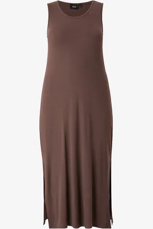 Zizzi Maxi kjole vCarly S/L 7/8 Dress