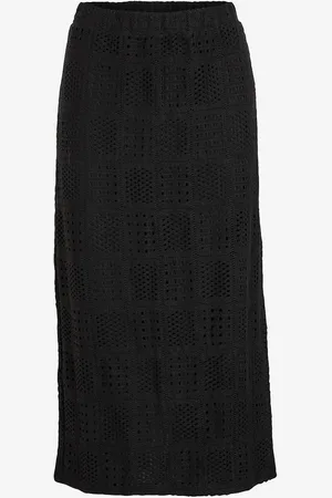 VILA Nederdel viNovira HW Midi Skirt