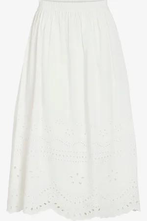 VILA Nederdel viMette HW Midi Skirt
