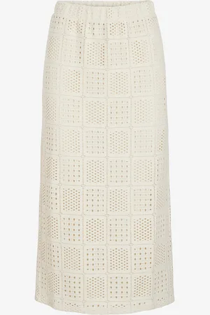 VILA Nederdel viNovira HW Midi Skirt