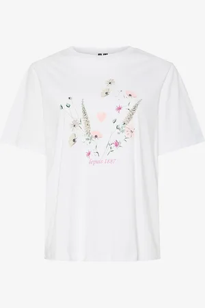 Pieces® T-shirt pcFlura SS Printed T-shirt Jrs BC
