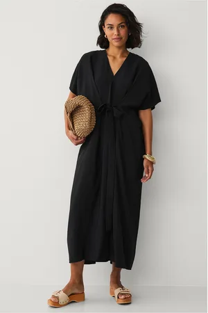 SELECTED Maxi kjole slfLna SS Ankle Wrap Dress B