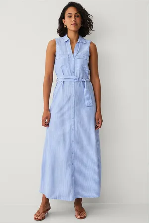 VILA Maxi kjole viStriped Pocket Ankle Shirt Dress