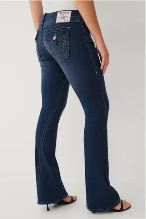 True Religion Jeans Joey Flare Crystal