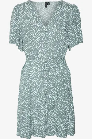 VERO MODA Kjole vmcAlba SS Short Dress Wvn GA Cur