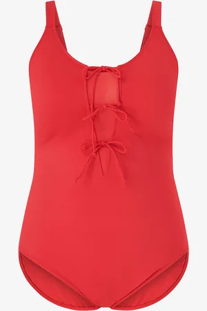 Zizzi Badedragt sPauline Tie Swimsuit Solid