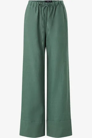 MANGO Hørbukser Trousers Musgo