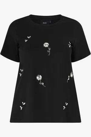 Zizzi T-shirt vSadie S/S Straight Tee