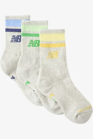 New Balance Strømper Kids Everyday Stripe Midcalf 3-pak