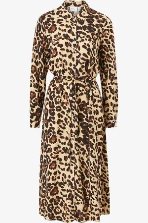 VILA Skjortekjole viPaya L/S Midi Shirt Dress