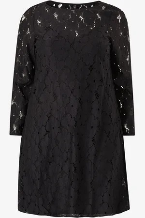 VERO MODA Blondekjole vmCseja LS Short Lace Dress Wvn Curve