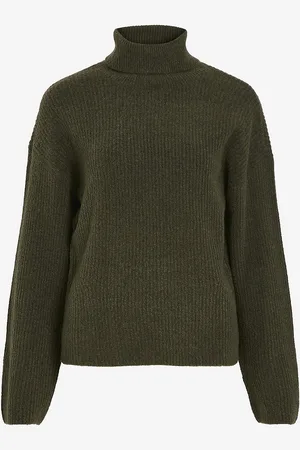 VILA Trøje viAmy L/S Roll Neck Knit Pullover