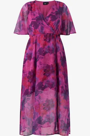 Zizzi Maxi kjole mSaina 1/2 Ankel Dress