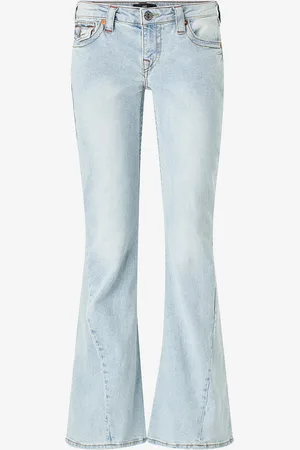 True Religion Jeans Joey Ombre Low Rise Flare
