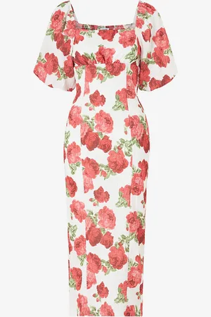 BUBBLEROOM Kjole Volume Sleeve Midi Dress