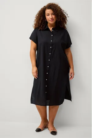Zizzi Lang skjorte vFlex S/S Long Shirt