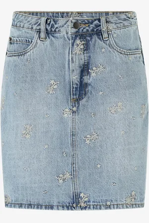 Kaffe Nederdel kaBabeth Denim Skirt