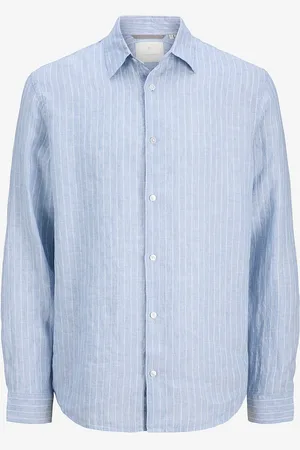 JACK & JONES Hørskjorte jprcClawrence Linen L/S Shirt SN