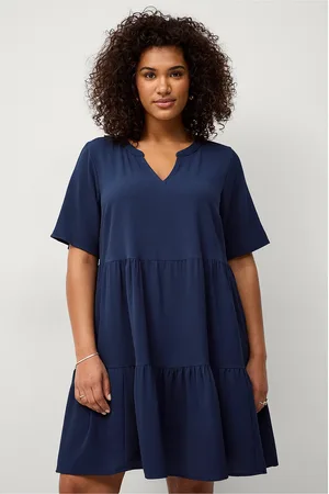 Zizzi Kjole vAnni S/S Abk Dress