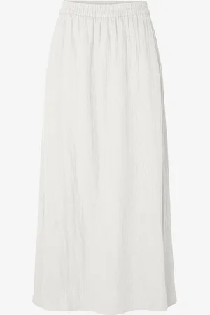 Pieces® Maxi nederdel pcSastina HW Maxi Slit Skirt Wvn