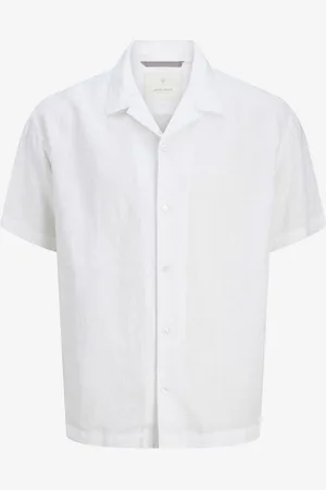 JACK & JONES Hørskjorte jprcClawrence Linen Resort S/S