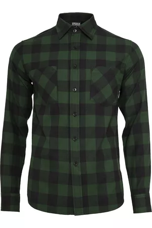 Urban classics Flannelskjorte - Checked Flannel Shirt - S till 4XL - Herrer