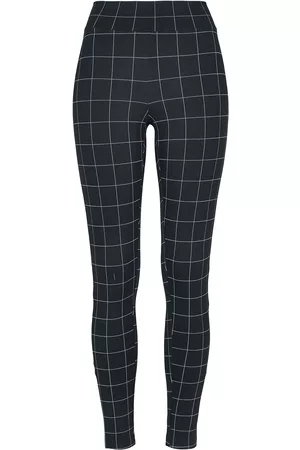 Urban classics Leggings - Ladies Check High Waist Leggings - XS till 5XL - Damer