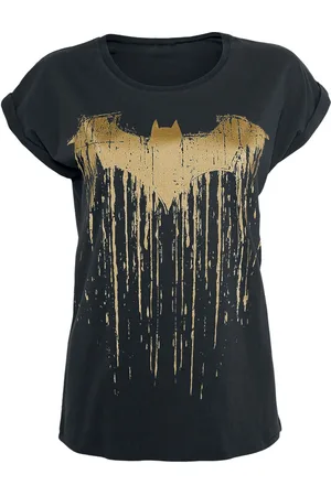 Batman T-shirt - Logo Dripping - S till M - Damer