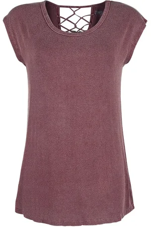 EMP T-shirt - T-Shirt with Decorative Bands at the Back - S till XXL - Damer