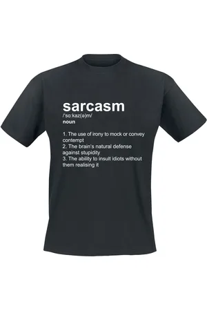 Slogans Fun T-shirt - Definition Sarcasm - S till 5XL - Herrer