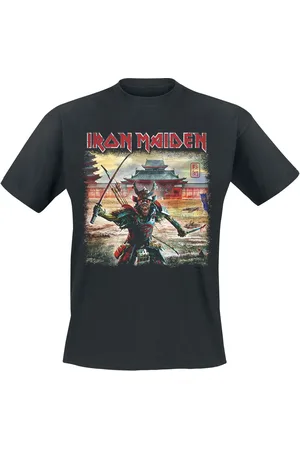 Iron Maiden T-shirt - Mask Red - S till 4XL - Herrer