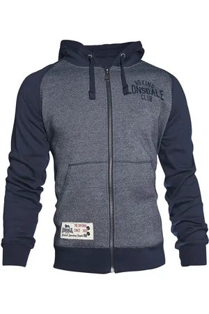 Lonsdale London Hættetrøje med lynlås - Slough - M till 5XL - Herrer