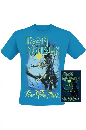 Iron Maiden T-shirt - Fear Of The Dark - Glow In The Dark - S till XXL - Herrer