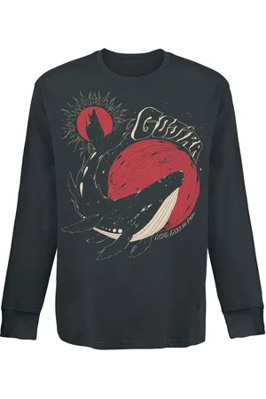 Gojira Sweatshirt - Whale Sun Moon - S till M - Herrer