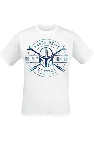 STAR WARS Disney T-shirt - The Mandalorian - Bounty Hunter Warrior - S till 5XL - Herrer