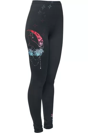 Full Volume Leggings - Leggings with Decorative Print - XS till S - Damer