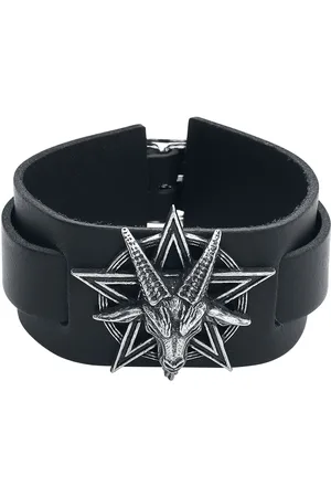 Alchemy Læderarmbånd - Baphomet - Herrer