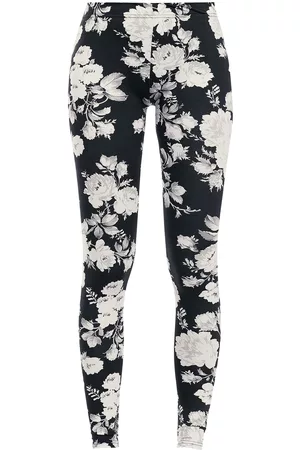 Urban classics Leggings - Ladies Flower Leggings - XS till 5XL - Damer