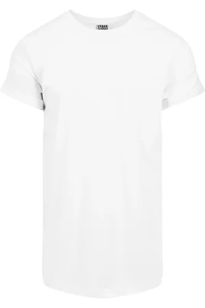 Urban classics T-shirt - Long Shaped Turnup Tee - S till XXL - Herrer