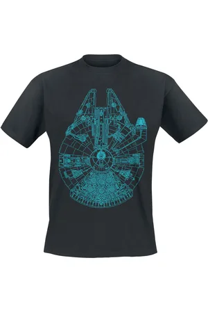 STAR WARS Disney T-shirt - Millenium Falcon Blueprint - S till XXL - Herrer