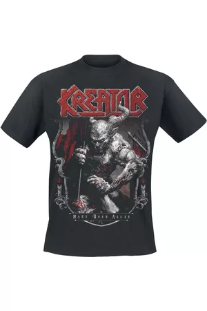 KREATOR T-shirt - Hate Über Alles Crest - S till 3XL - Herrer