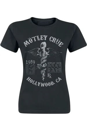 Motley Crue T-shirt - Faded Feel Good Lyrics - M till XXL - Damer