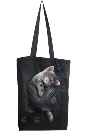 Spiral Stoftaske - Pocket Kitten - Unisex