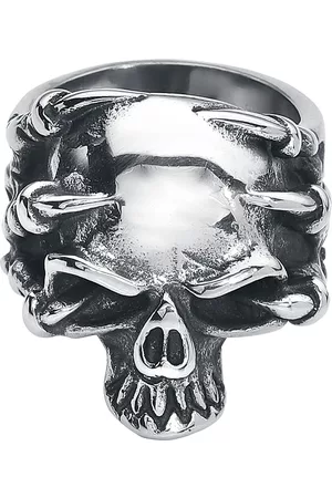 etNox hard and heavy Ring - Claw Skull - Herrer