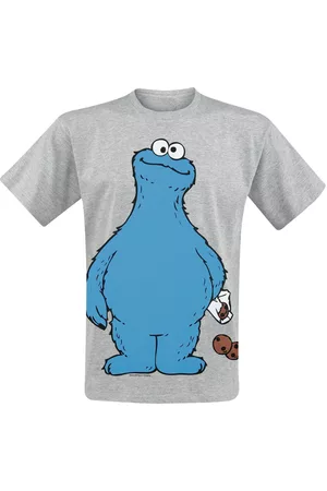 Sesamstraße T-shirt - Krümelmonster - Cookie Thief - S till 5XL - Herrer