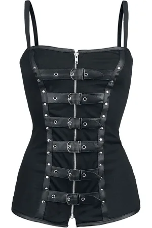 Burleska Top - Biker - M till XL - Damer