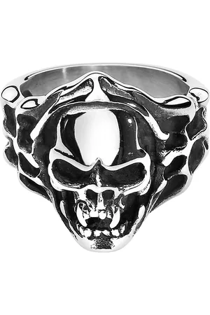 etNox hard and heavy Ring - Evil Skull - Herrer